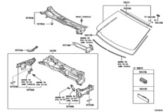 Cowl Panel & Windshield Glass
