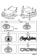 Emblem & Name Plate (Exterior & Interior)