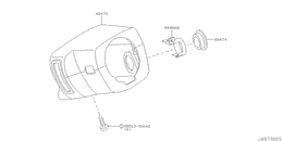 Steering column shell cover