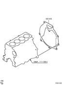 Cover,rear plate & oil pan