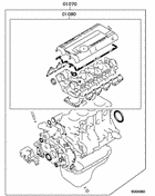 Engine overhaul gasket kit