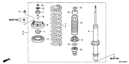 Front shock absorber