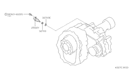 Speedometer pinion