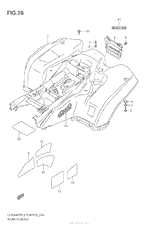 Rear Fender (Lt-A500Xpzl2 E33)