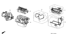 Gasket kit/ transmission assy.