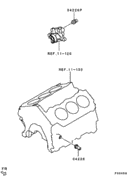 Oil press switch or gauge unit
