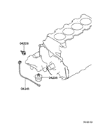 Oil press switch or gauge unit