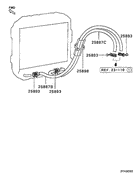 A/t oil cooler & tube
