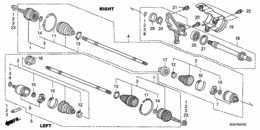 Front driveshaft/half sha ft