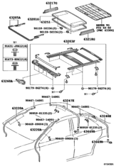 Roof Panel & Back Window Glass