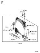 A/c condenser, piping