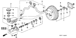 Brake master cylinder/ master power