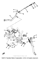 Stand - footrest - brake pedal