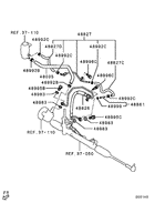 Power steering oil line