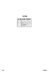 Caution Plate & Name Plate (Engine)