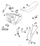 Tank, Seat, Cover