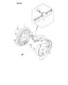 Rear wheel brake