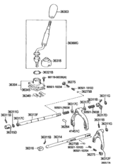 Transfer Lever & Shift Rod