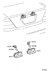 Rear License Plate Lamp