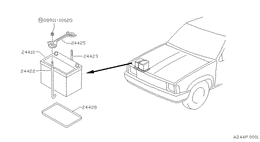 Battery & battery mounting