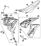 Tank, Seat, Cover