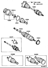 Rear Axle Shaft & Hub