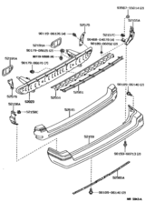 Rear Bumper & Bumper Stay