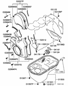 Cover,rear plate & oil pan