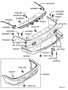 Rear bumper & support