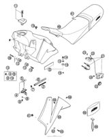 Tank, Seat, Cover