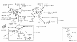 Brake & clutch pedal