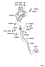 Clutch Pedal & Flexible Hose
