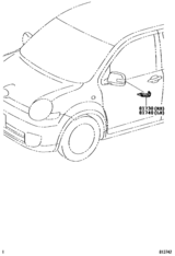 Side Turn Signal Lamp & Outer Mirror Lamp