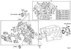 Timing Gear Cover & Rear End Plate