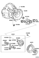 Front Axle Housing & Differential