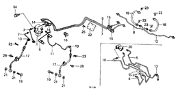 Brake hose/brake pipe