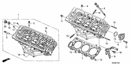 Front cylinder head