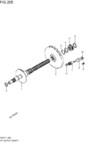 at - output shaft