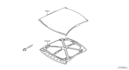 Roof panel & fitting