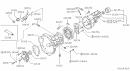 Transmission case & clutch release
