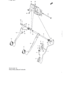 Pedal/pedal bracket