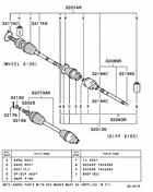 Front axle drive shaft