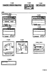 Caution Plate & Name Plate (Engine)