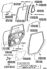 Rear Door Panel & Glass