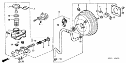 Brake master cylinder/ master power