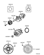 Piston & crankshaft