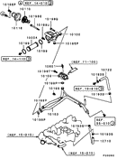 Water pipe & thermostat