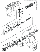 Gear case (propeller shaft)