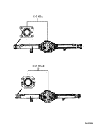 Rear axle differential