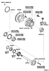 Rear Axle Shaft & Hub